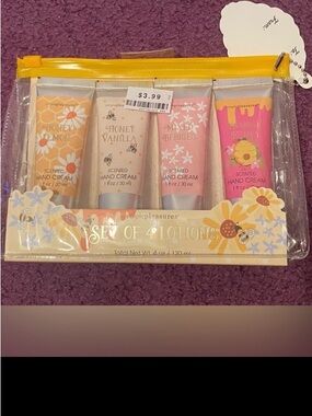 NWT 4 scented hand creams